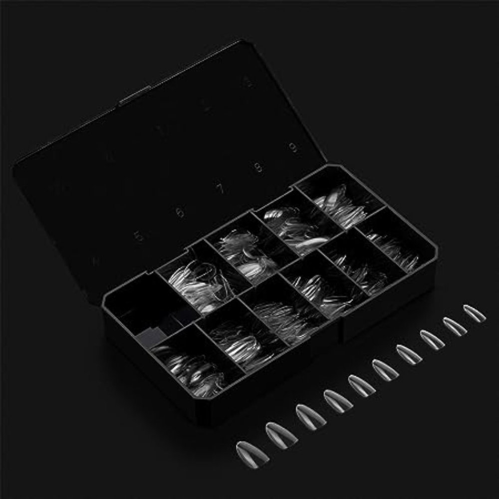 Gel-X Tips - Natural Round Medium (500 pcs) Apres